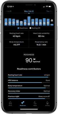 Score preparation bague connectee oura ring 3
